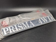 LANCIA PRISMA 4WD 4X4 LOGO ORIGINALE SIGLA EMBLEMA FREGIO STEMMA SCRITTA BADGE