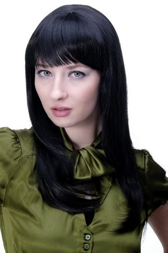 Parrucca donna nero - parrucca,