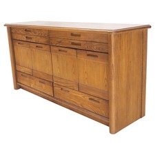 Solid Oak Mid-Century Modern
