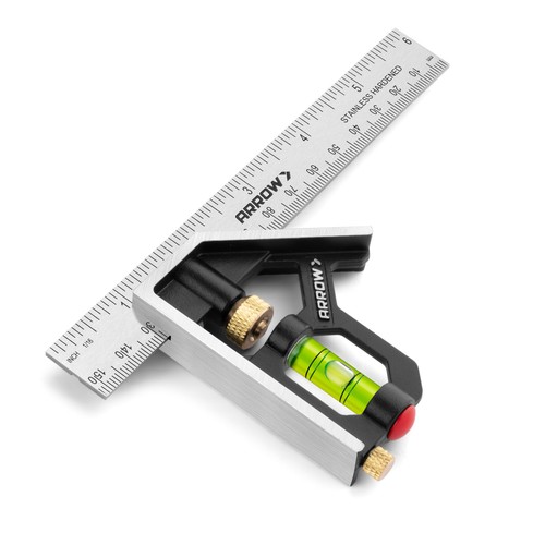 Righello combinato quadrato - , 6