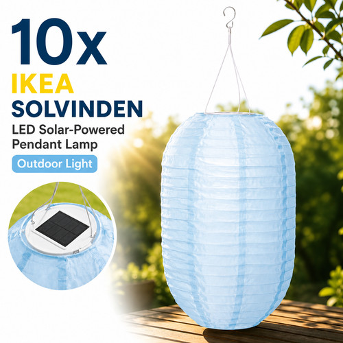 10x ikea solvinden led lampada - 10x,