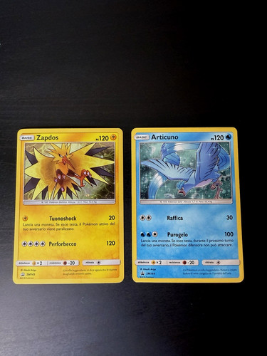 Lotto carte pokemon zapdos - lotto,