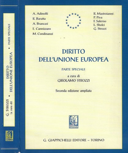 Diritto dell unione - diritto, europea