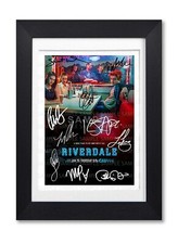 Riverdale cast signed poster - signed,