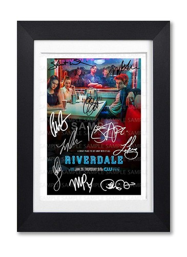 Riverdale cast signed poster - riverdale,