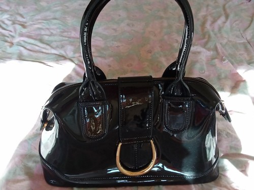 Borsa donna vernice nera - ,,