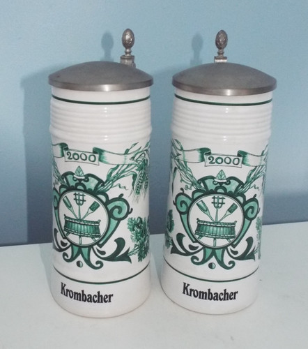Krombacher beer steins - 2,