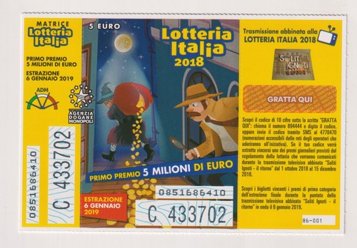 Biglietto lotteria italia - lotteria,
