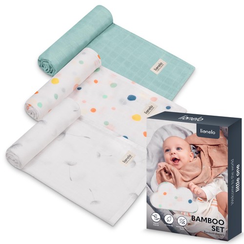 Bamboo set pezzi - 3, mussole