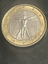 moneta 1 € Leonardo Da vinci 2019 Rara per Tiratura limitata