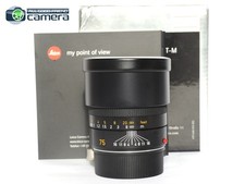 Leica Summarit-M 75 mm F/2.5 E46 obiettivo nero 11645 *come nuovo in scatola*