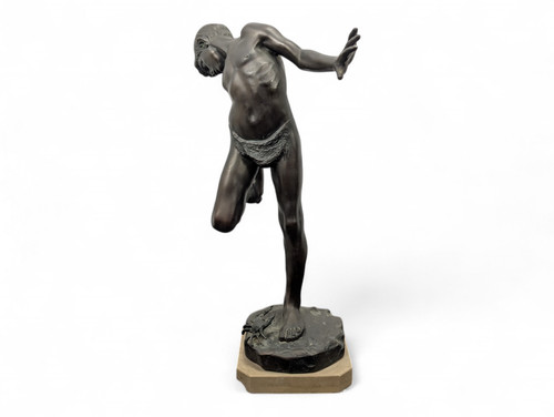 Statua bronzo giovane - statua,