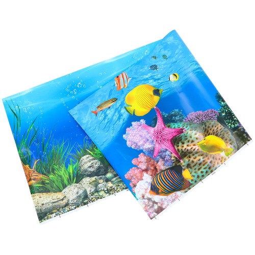 Acquario sfondo adesivo 3d - acquario,