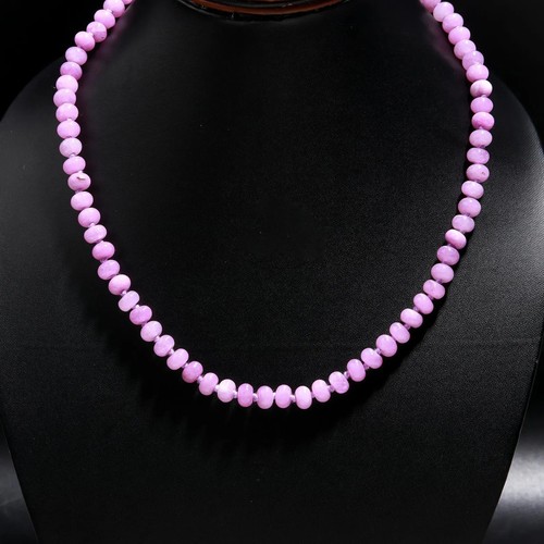Collana annodata con - , perline