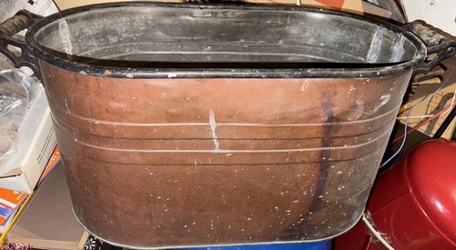 Pentola lavabo caldaia rame