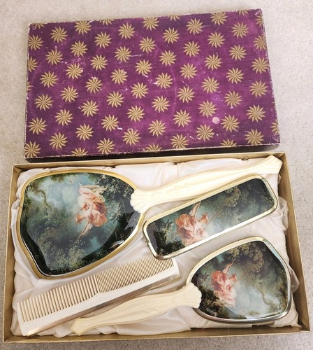Vintage set toilette - vintage,