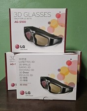 Set di 4 occhiali LG 3D