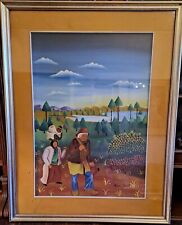 Dipinto Naif tecnica acrilica