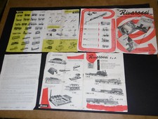 OPUSCOLI E ISTRUZIONI TRENINI RIVAROSSI ANNI '50-'60