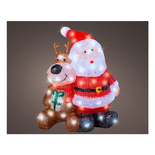 Kaemingk babbo natale - natale, (40cm)