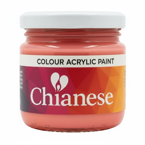 Colore acrilico rosso salmone - acrilico,