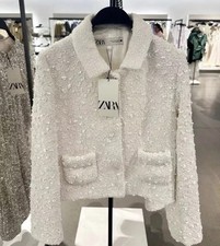 ZARA NUOVA GIACCA DONNA STRASS