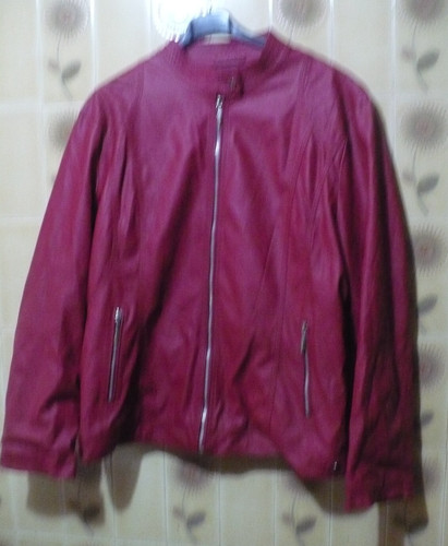 Giubbotto rosso bordeaux - giubbotto, con