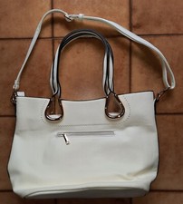 Borsa Bianca Sacchetto Tracolla Grande