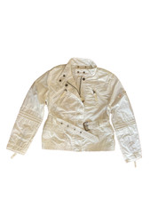 PEUTEREY Giubbotto da Bambina Giubbino Giacca da Mezza Stagione bianco size l