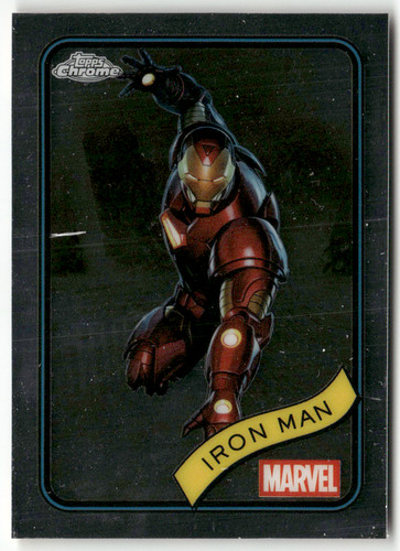Scheda topps marvel chrome - topps,