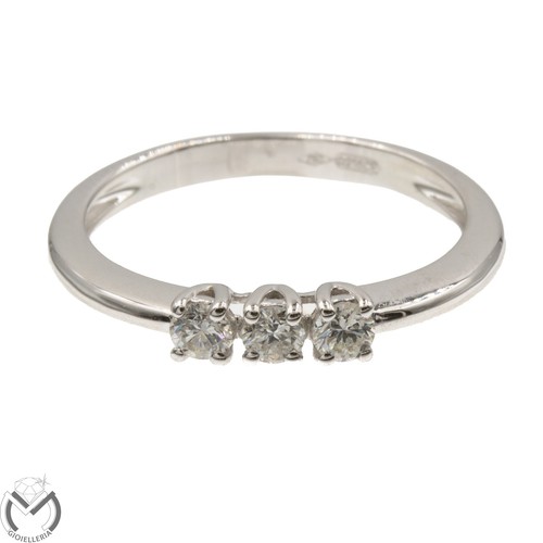 Anello oro bianco - anello,