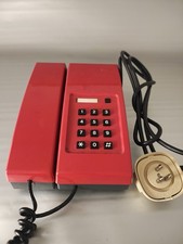 Telefono fisso vintage rosso - vintage,