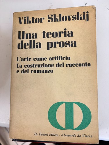 Sklovskij una teoria della - teoria,