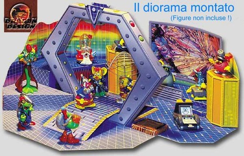 Kinder raro diorama - raro, tedesco