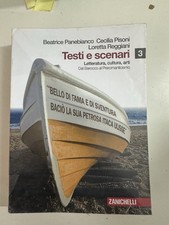 Testi e scenari volumi 3 + 4  panebianco-pisoni 9788808125231 zanichelli 