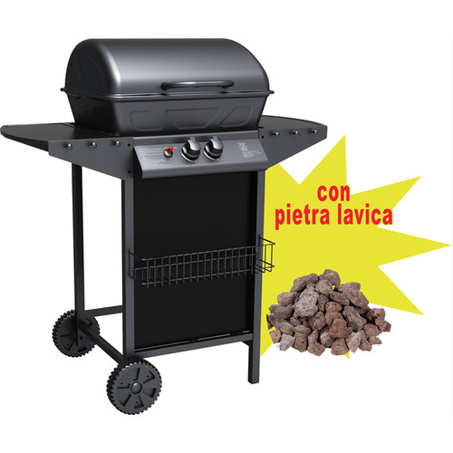 Barbecue gas due fuochi - barbecue,