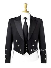 PRINCE CHARLIE KILT GIACCA E GILET LANA BARATHEA TAGLIE REGOLARI E LUNGHE