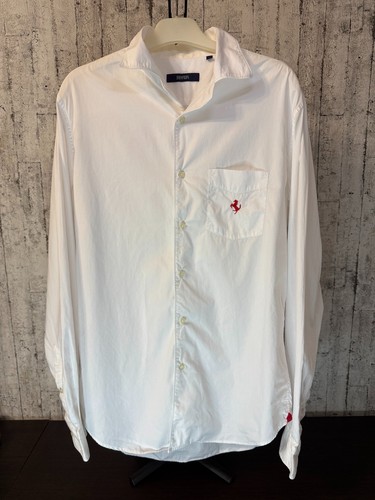 Camicia uomo ferrari bianca - camicia,