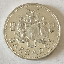 Barbados- 5 Dollari Argento