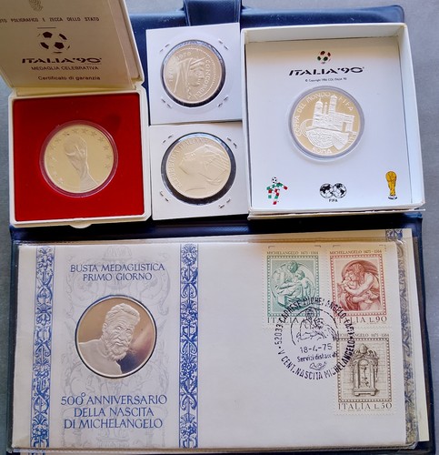 Lotto monete medaglie in - monete, e