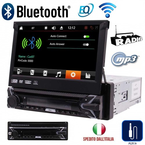 Autoradio din pollici - 7,