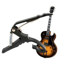 Capotasto 47mm Capo in Metallo Molla per Chitarra Acustica Elettrica Basso Nero