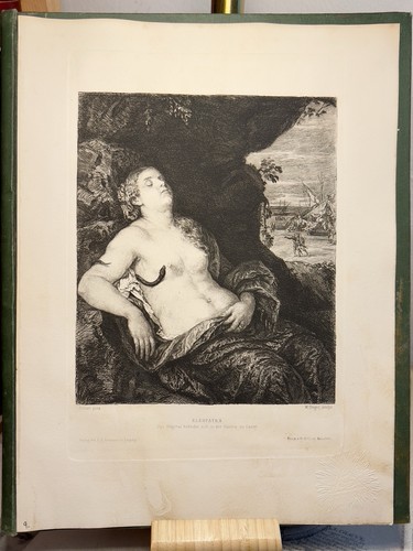 Cleopatra 1885 incisione