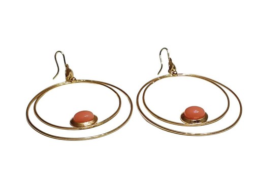 Orecchini argento dorato - orecchini,