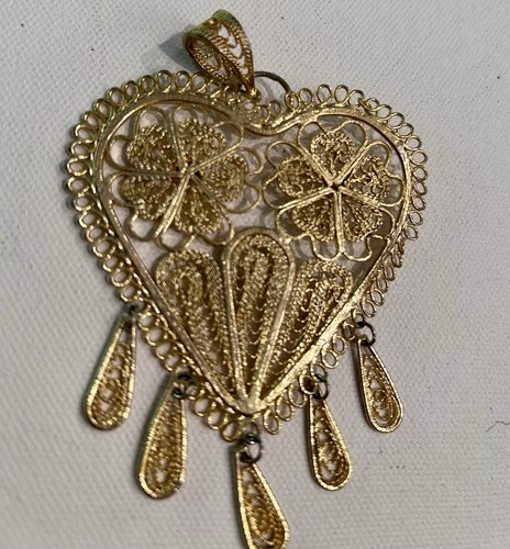 Collana con ciondolo - , cuore
