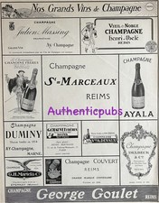 PUBLICITE CHAMPAGNE ST