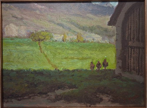 Dipinto quadro olio colonello - olio,