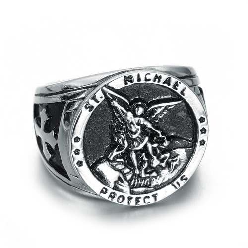 Anello uomo donna - san, michele