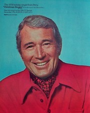PERRY COMO POSTER vintage 1974