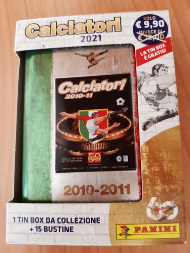 Tin box calciatori panini - calciatori, 2021